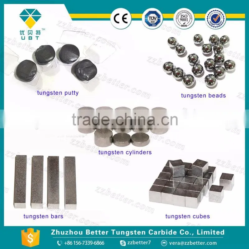 1/4" Pinewood Derby Tungsten Cubes