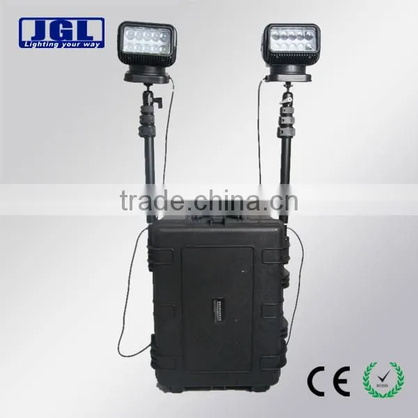 2*50W High power extensible mobile rechargeableled work light china supplier