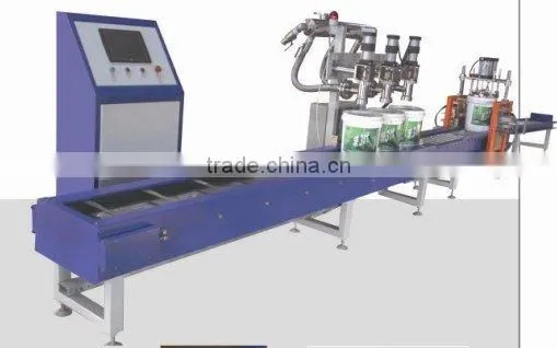 Auto weighing fossil oil filling machine (For small-caliber bottle)