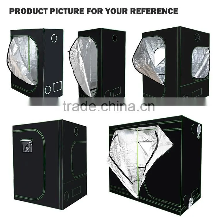 Hydroponic Indoor Grow Highly Reflective Fabric 600D Mylar 12 x 12 Plant Grow Tent