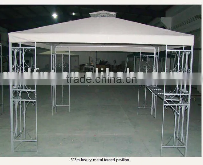 3*3m luxury metal forged pavilion.