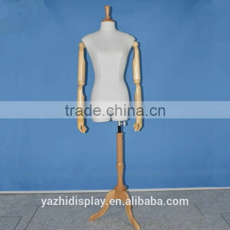 Dress form dressmaker half body female torso mannequin