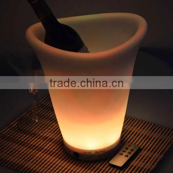 colour change remote control beer and champange holder ice bucket