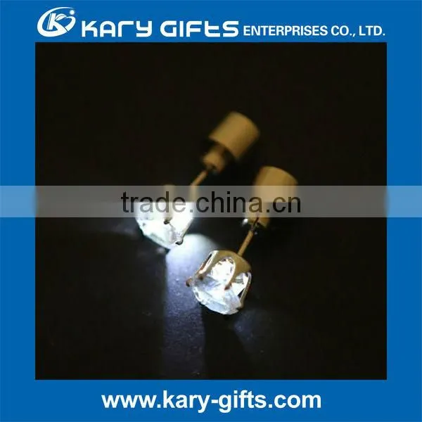 amazing shining party favor led flashing magnet earring
