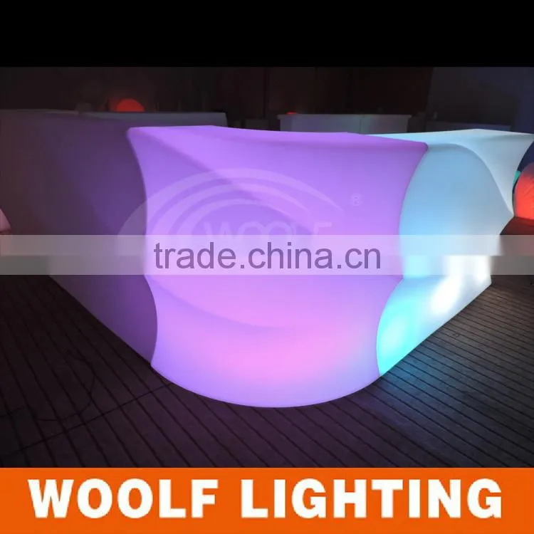 2015 New Design Texture Illuminated LED Light Bar Counter Group