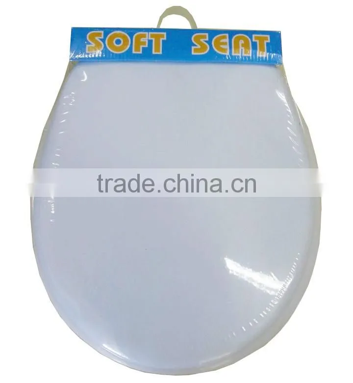 Adult PVC SOFT Printing Toilet Seat cover, 17"/19" PVC soft toilet seat, print toilet seat