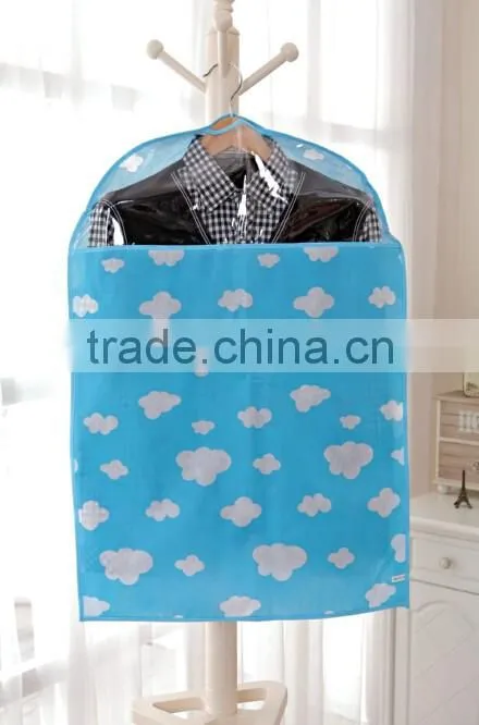 Store More Blue Clouds Fabric Suit Small Garment Cover Bag