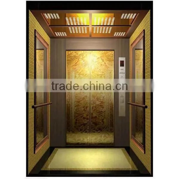 Top Grade Stainless Steel Interor Design Elevator Cabin Decoration