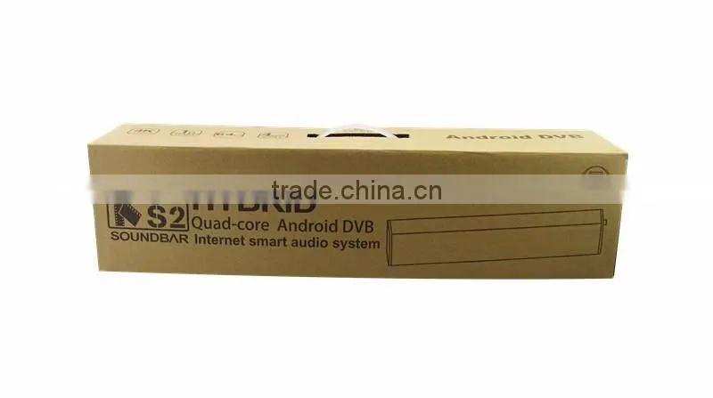 Wholesale KS2 Soundbar Google Android 5.1.1 Smart TV Box With The Speaker Amlogic S905 Tv Box