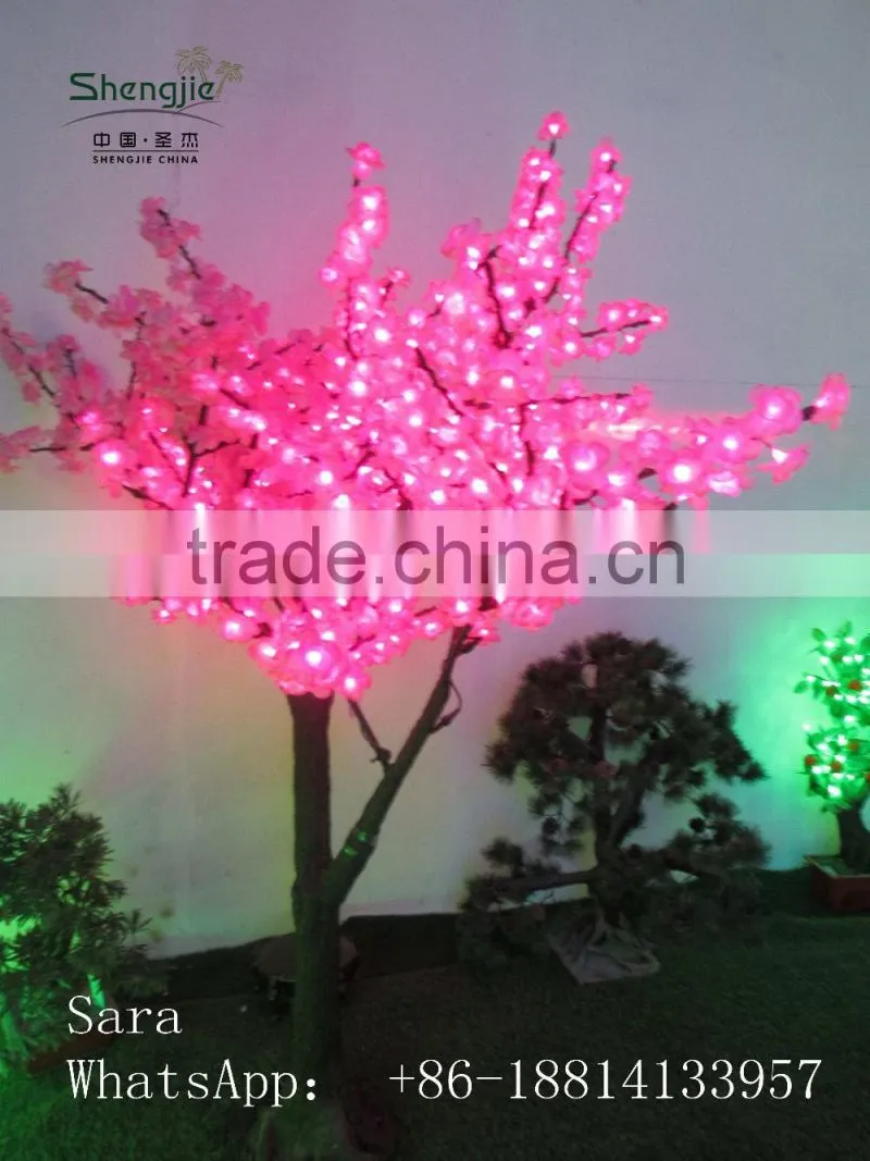 led cherry blossom flower tree string light invisible outdoor christmas tree lights