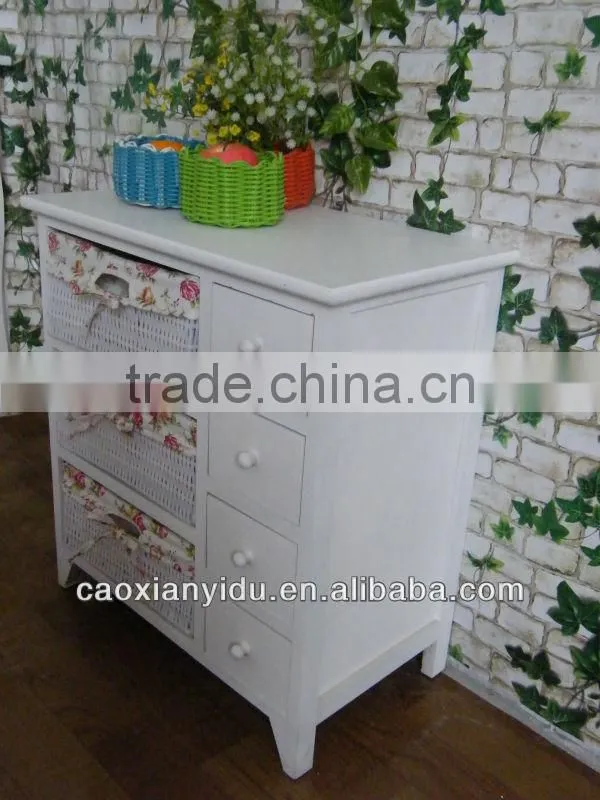 White Color Wood Storage Cabinet With Casters Europe Style Outdoor Cabinet White Laundry Cabinet Solid Wood Storage Bed