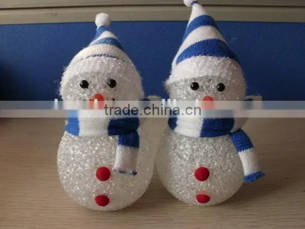 Hot sale Christmas snowman with LED light