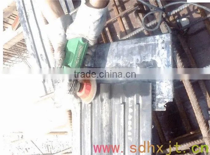 Rubber water-stop construction method (diagram)