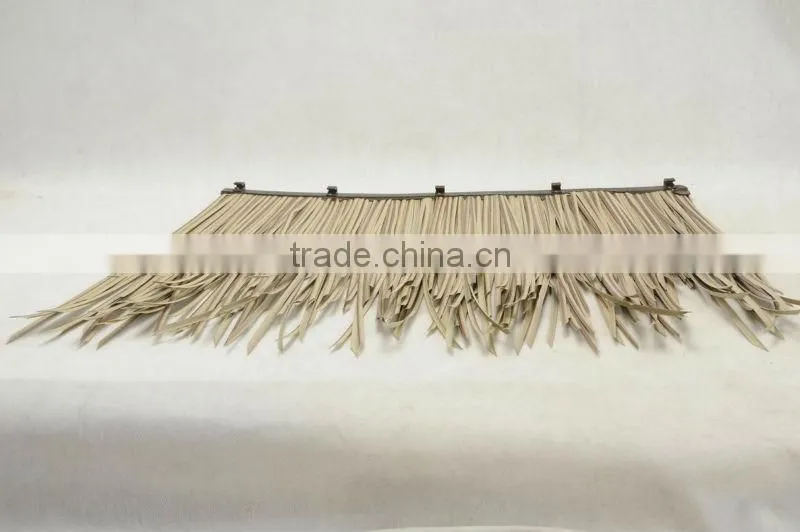 High quality good flexibility synthetic thatch roof for Decorations_ GreenShip