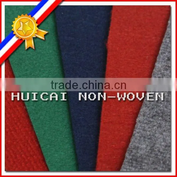 anti-crease and tear-resistance blue or green plain-surface exhibition carpet
