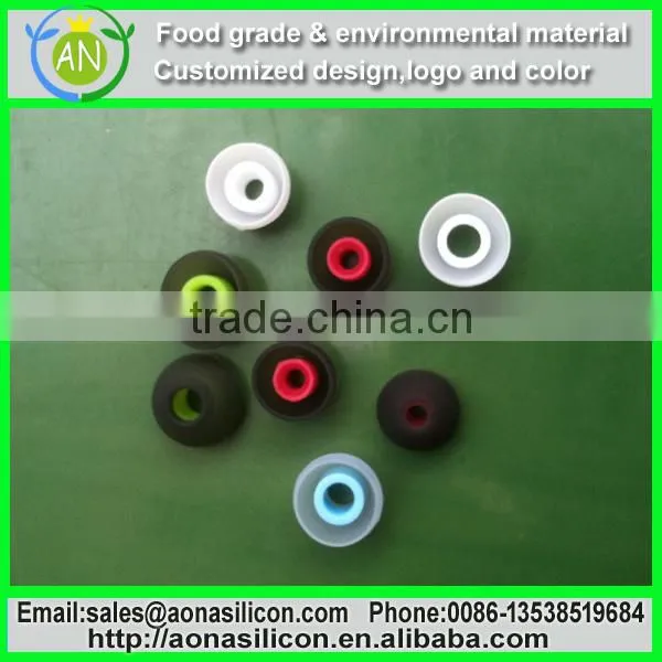 Free samples silicone headphone comfortable anti-slide case