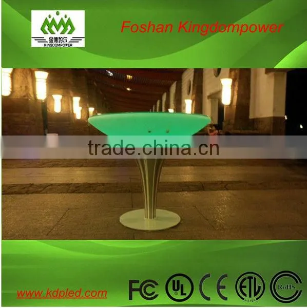 modern plasic LED furniture glowing waterproof bar table