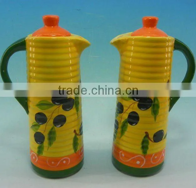 2014 Ceramic handpainted ceramic salt and pepper shaker