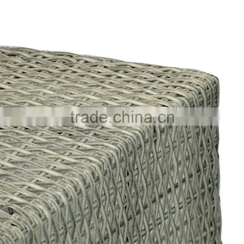 Tall rattan garden planter and storing