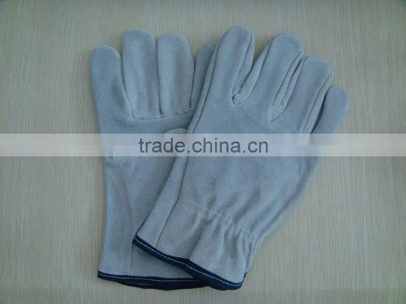 Safety cow split leather driver working gloves ZM103-H