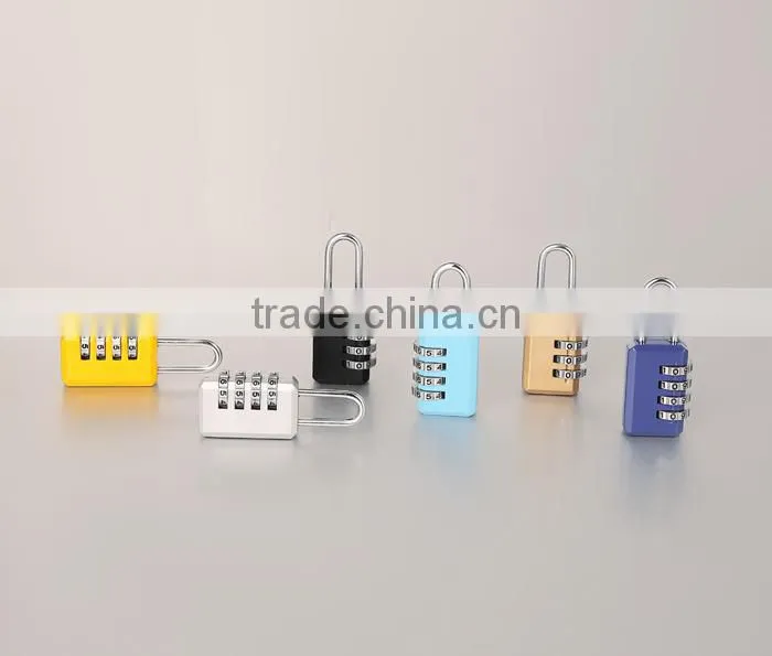 High quality nice color 4 digit combination decorative padlock