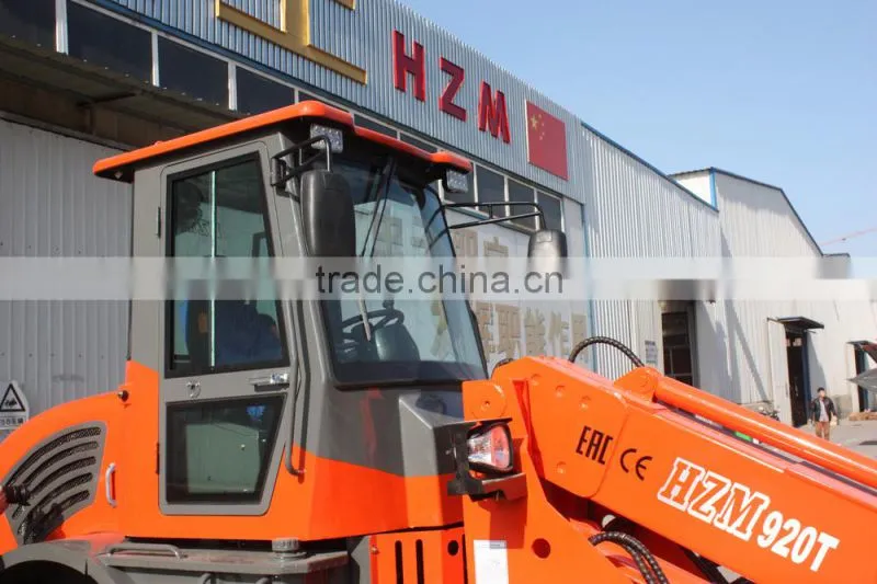 HZM 2ton telescopic boom loader 920T with ce