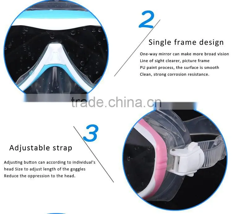 Shenzhen Factory Anti-Fog & Anti-Leak Scuba Adult Diving Mask