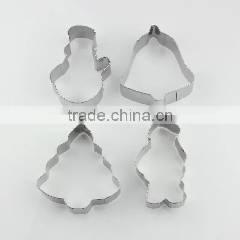Christmas party bulk metal cookie cutters,custom-made cake mold