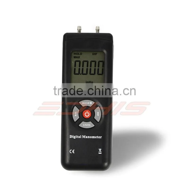 Digital Manometer Differential Air Pressure Gauge -2 to 2psi