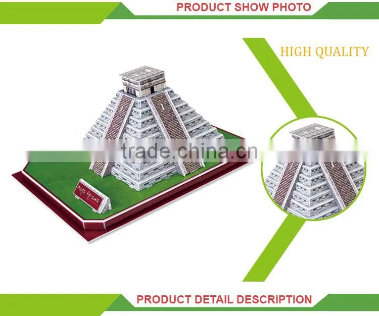 Funny 3d intelligence pyramid model children puzzle game