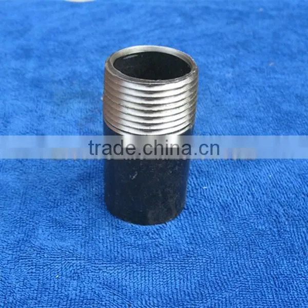 ISO certified black carbon steel pipe nipple
