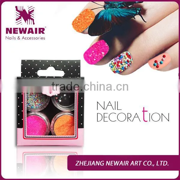 New product 2016 glass fashion caviar nail art kit