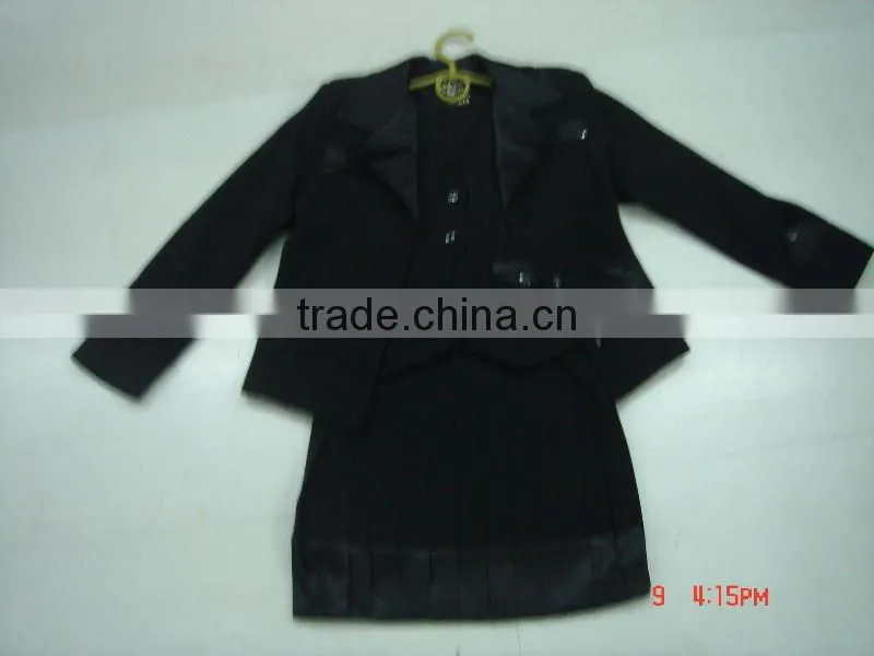 Girls school uniform suit, 2015 Girl shirt suit
