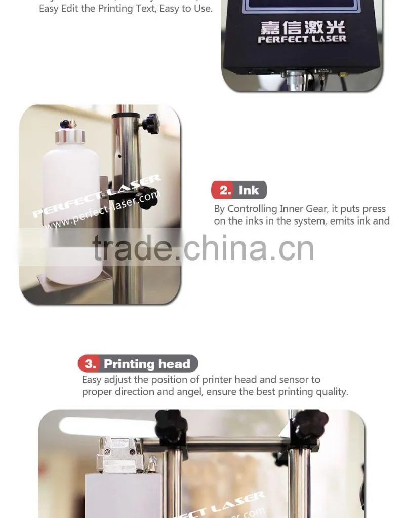 Full automatic expiry date big character handheld inkjet printer
