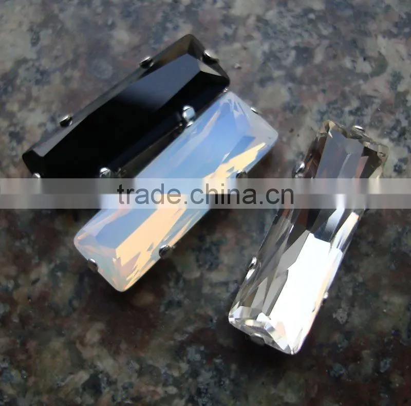 crystal fancy stone with claw for clothing