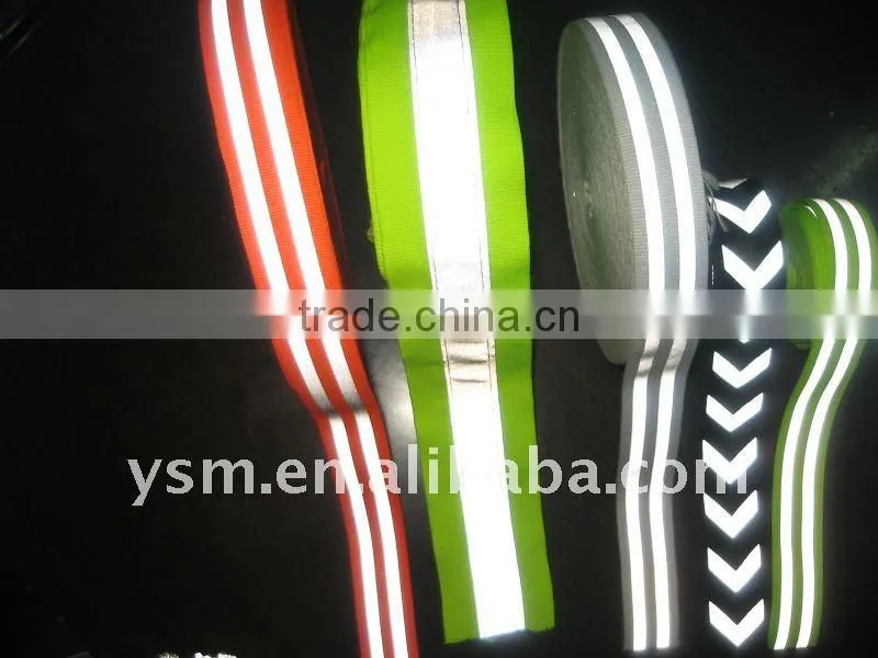 high visibility reflective webbing stripe
