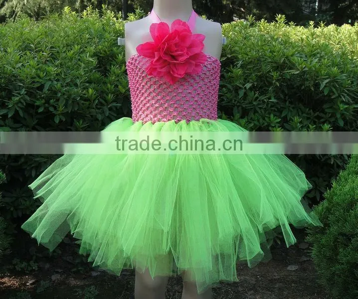 ballet tutus for sale/ crochet top tutus with flower/girls pettiskirt dress wholesale