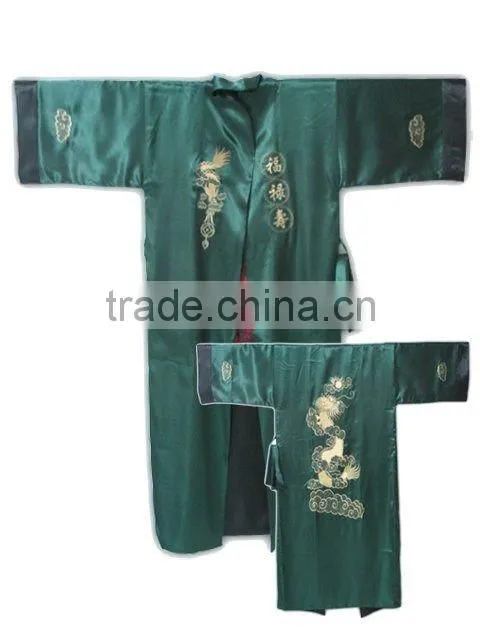long silk robe