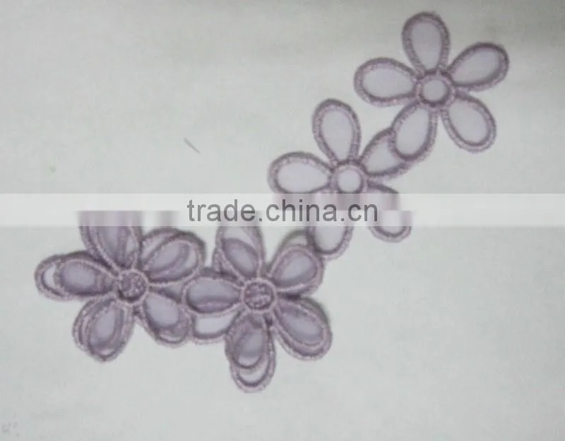 crochet flower patches for clothing