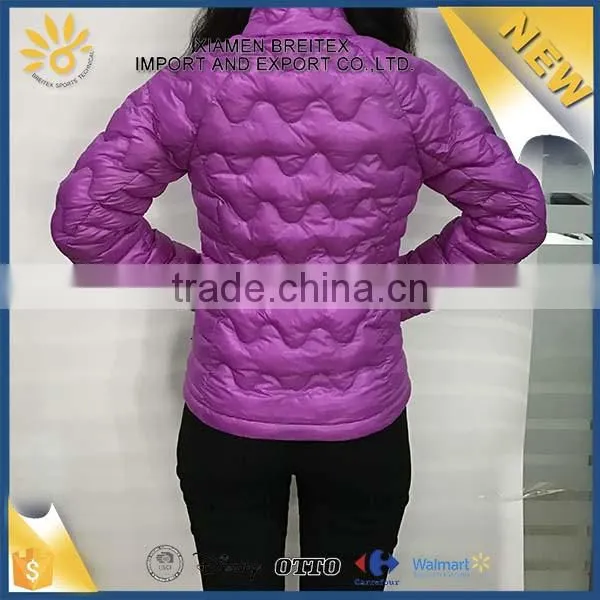High quality OEM hot sale outdoor repellent warm women padded jacket