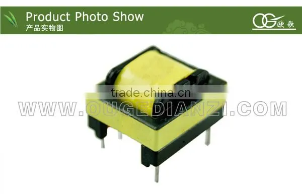 EE19 step down transformer 110v 220v,horizontal,pin5+5