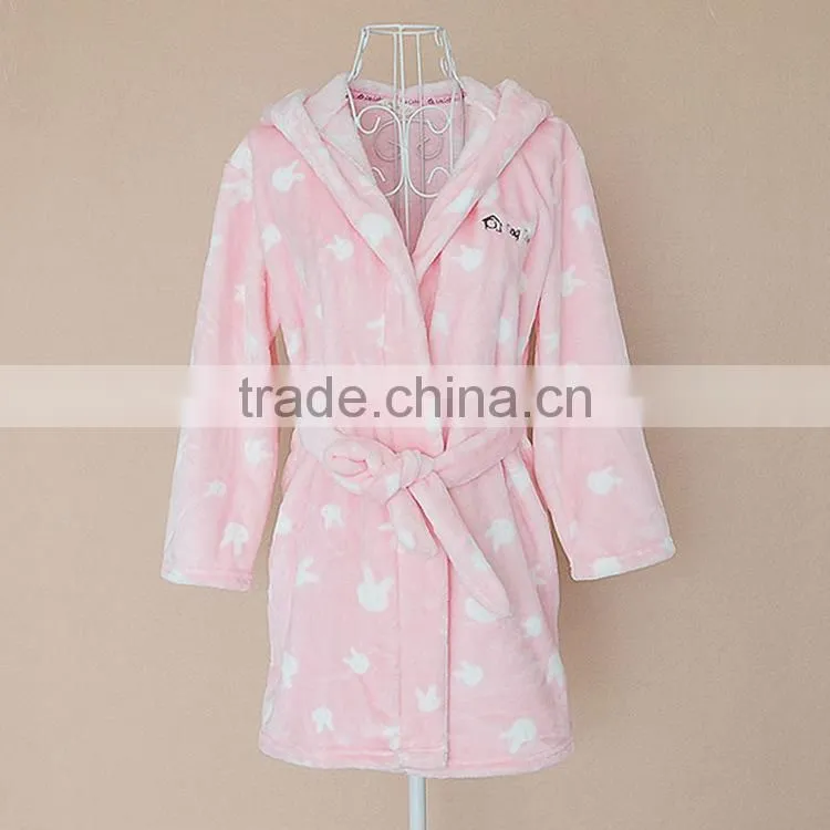 Fleece Cartoon special bathrobe for children