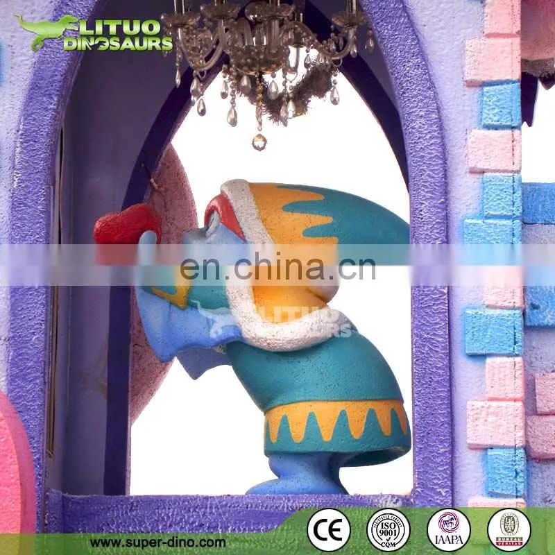 Large Fiberglass Cartoon Statues for Theme Park Main Entrance
