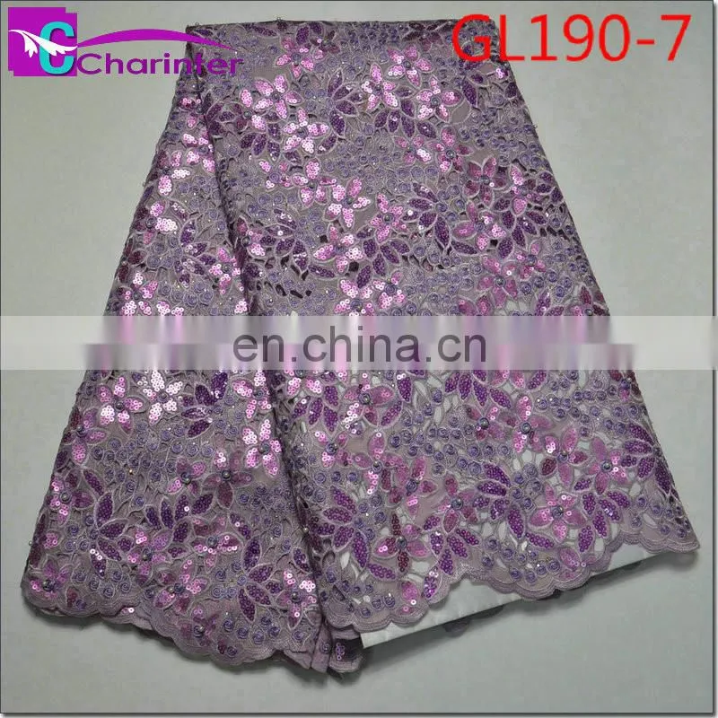 sale well Charinter african organza lace fabrics GL190