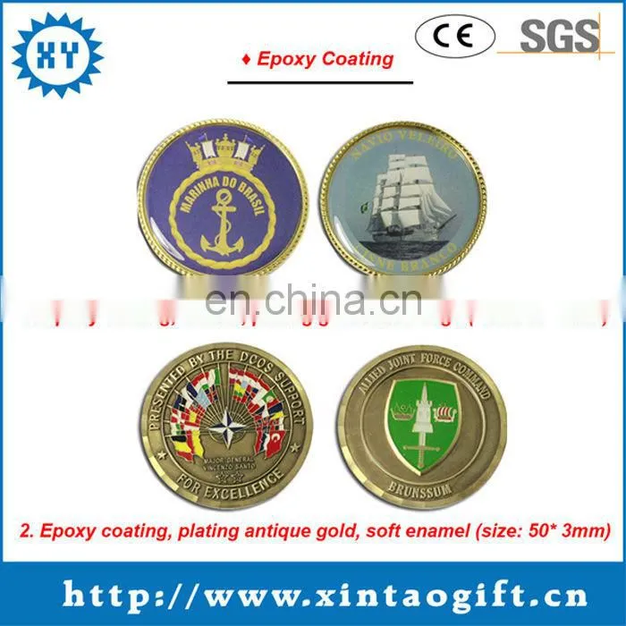 souvenir items marine corps 3d bronze metal coin
