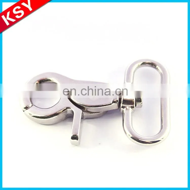 Professional Manufacturer D Ring Metal Fittings Adjustable Handbag Snap Hook For Leather Bags