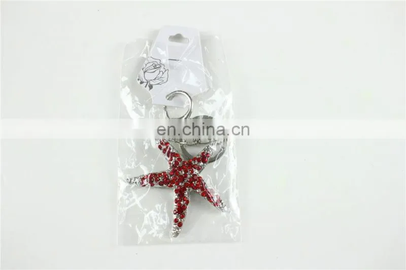 High Good Quality Gifts Metal Key Chain Star Creative Diamond Bag Accessories