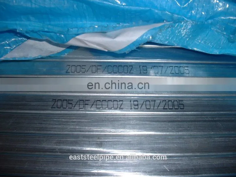 18 Square shape section Steel Welded Galvanized tubing for IBC frame