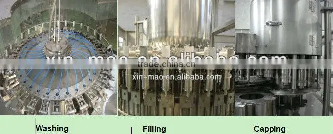 Automatic small bottled juice filling machine