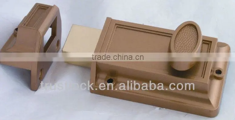 564D YP:Rim Cylinder Zinc Alloy Shell Strong Night Latch